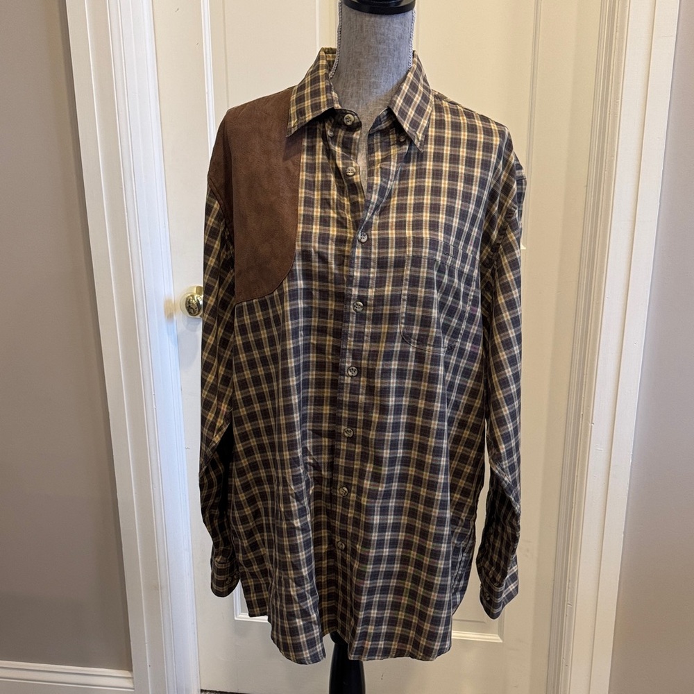 Men’s Plaid Button Down Shirt